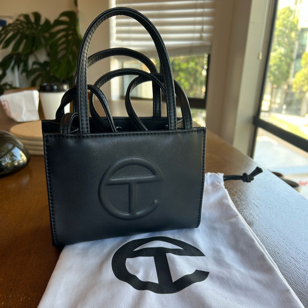 Black telfar small bag